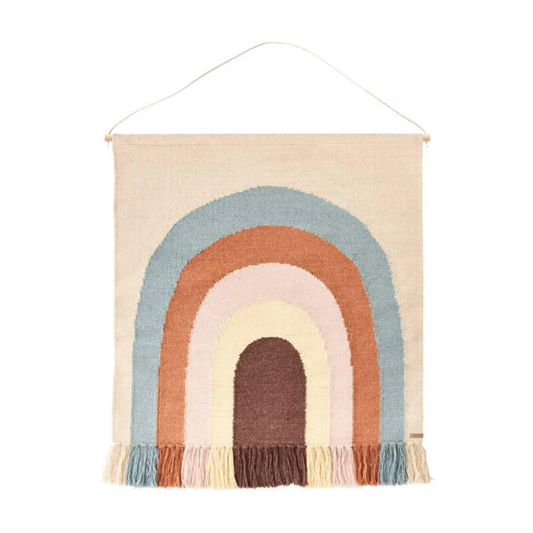 OYOY Follow The Rainbow Wall Rug multi