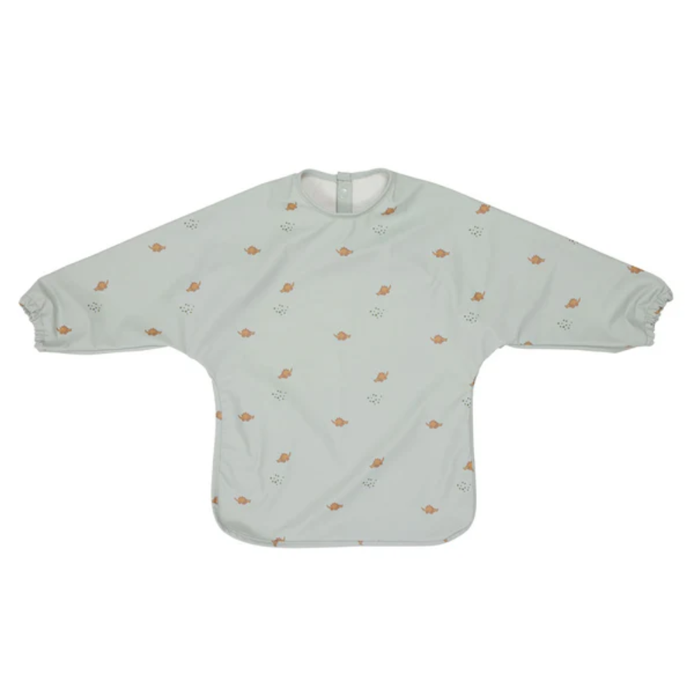 OYOY Dino Cape Bib Dusty Green