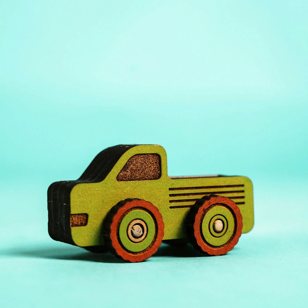 Crateit Thunder Truck Wooden Toy