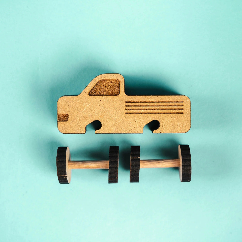 Crateit Thunder Truck Wooden Toy