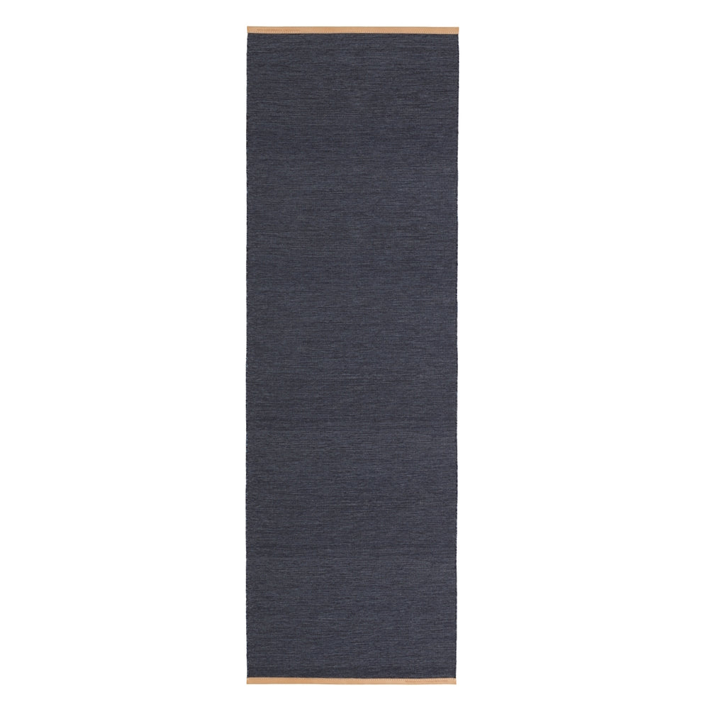 Design House Stockholm Bjork Rug 80x250 Dark Blue