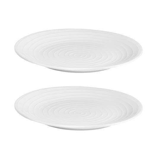 Blond Dinner Plate 28cm White Stripe 2pk
