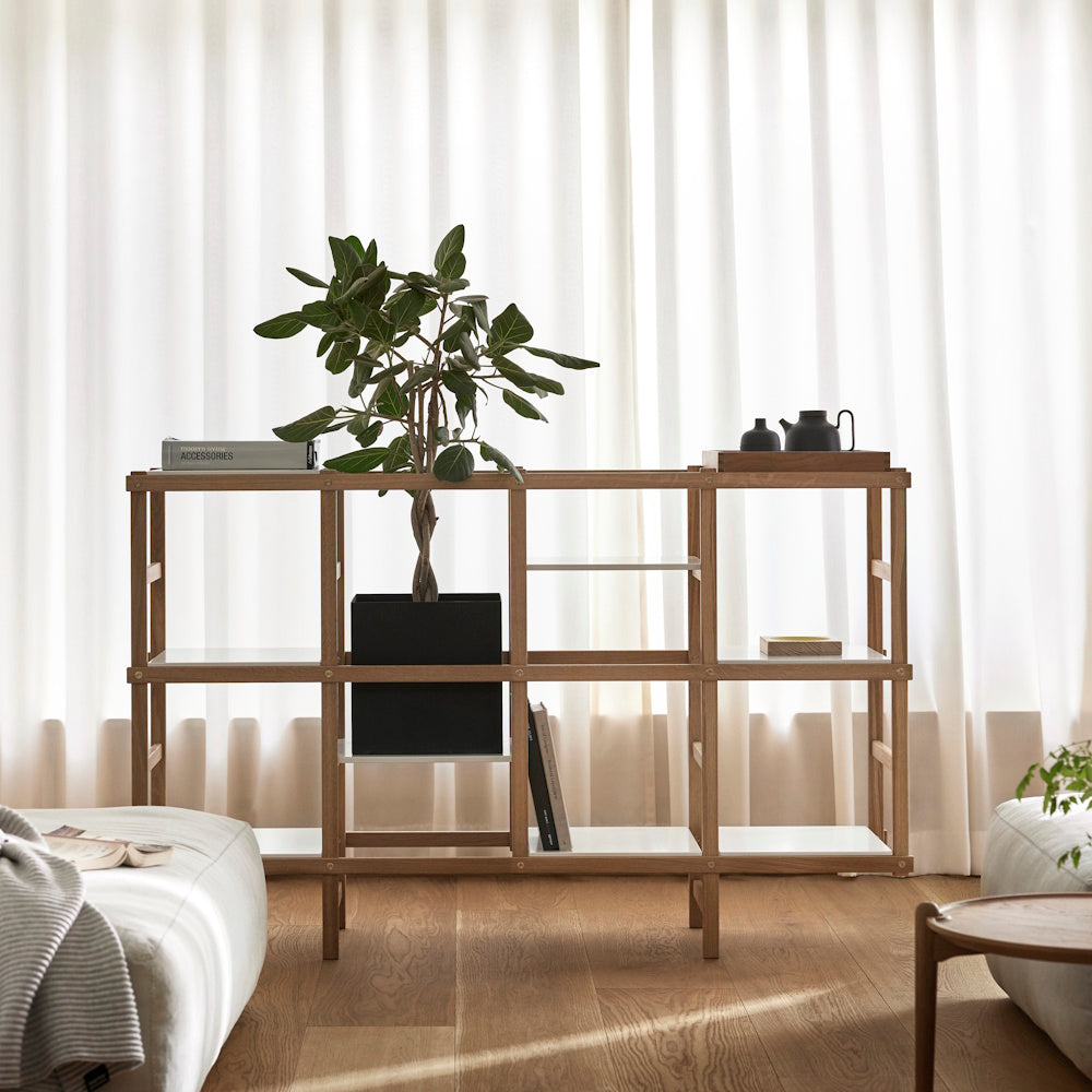 Design House Stockholm Frame Shelf Medium oak-white