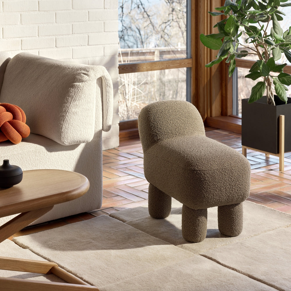 Design House Stockholm Lulu Pouf Brown