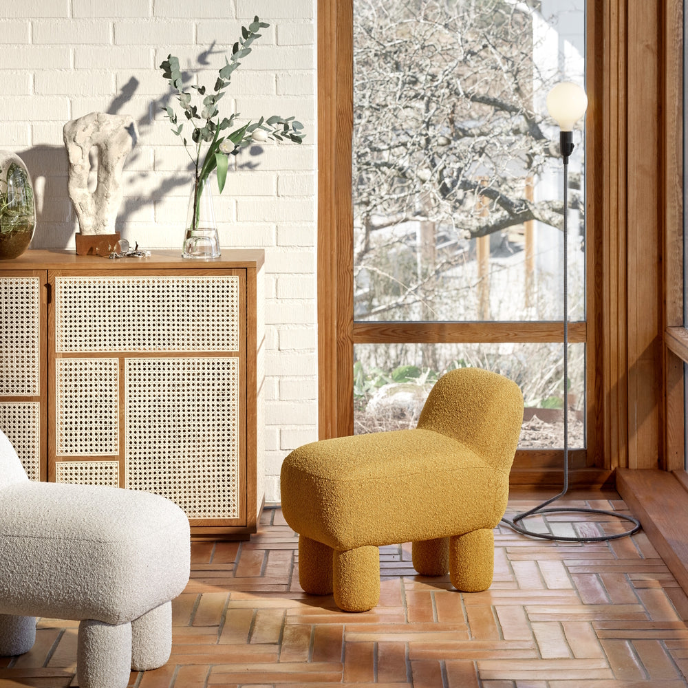 Design House Stockholm Lulu Pouf Yellow