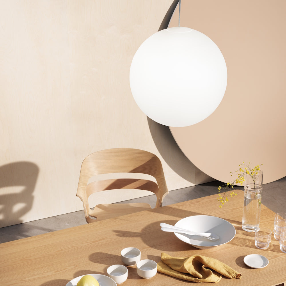 Design House Stockholm Luna Pendant Lamp Opaque Medium 30cm