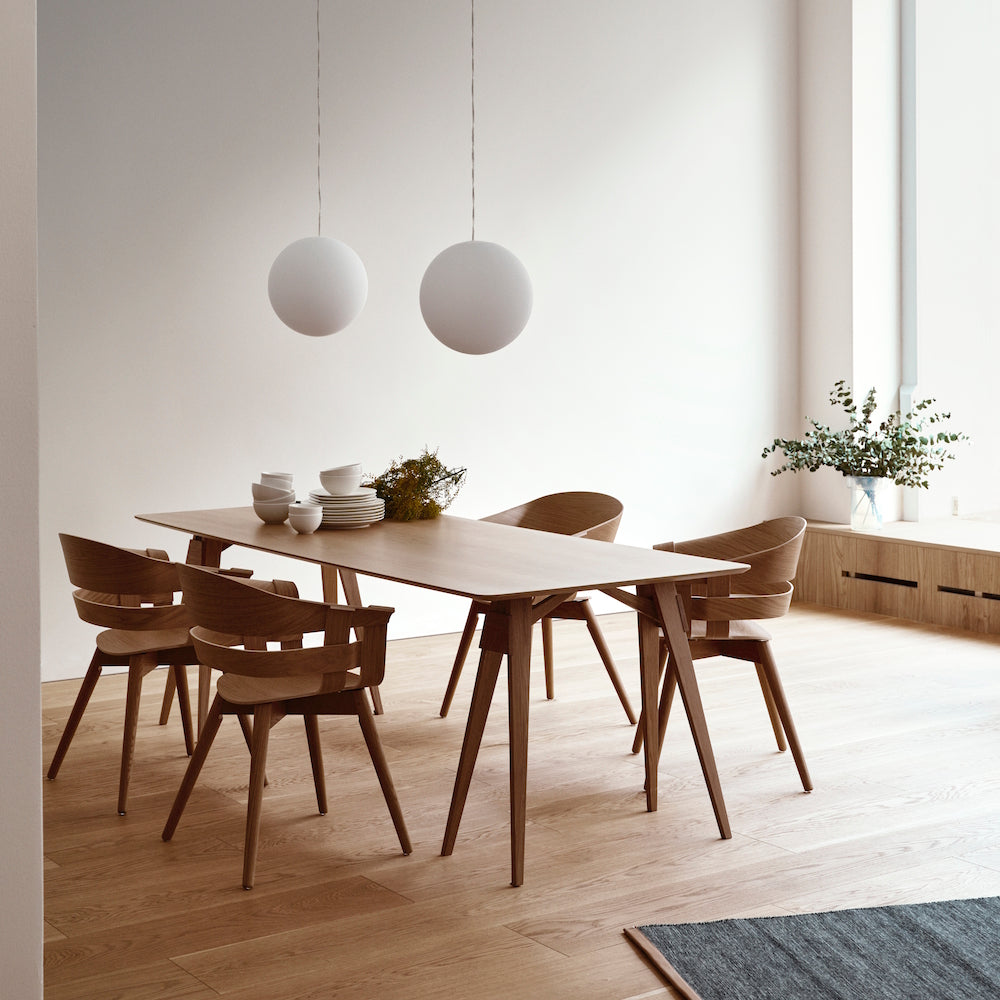 Design House Stockholm Luna Pendant Lamp Opaque Medium 30cm