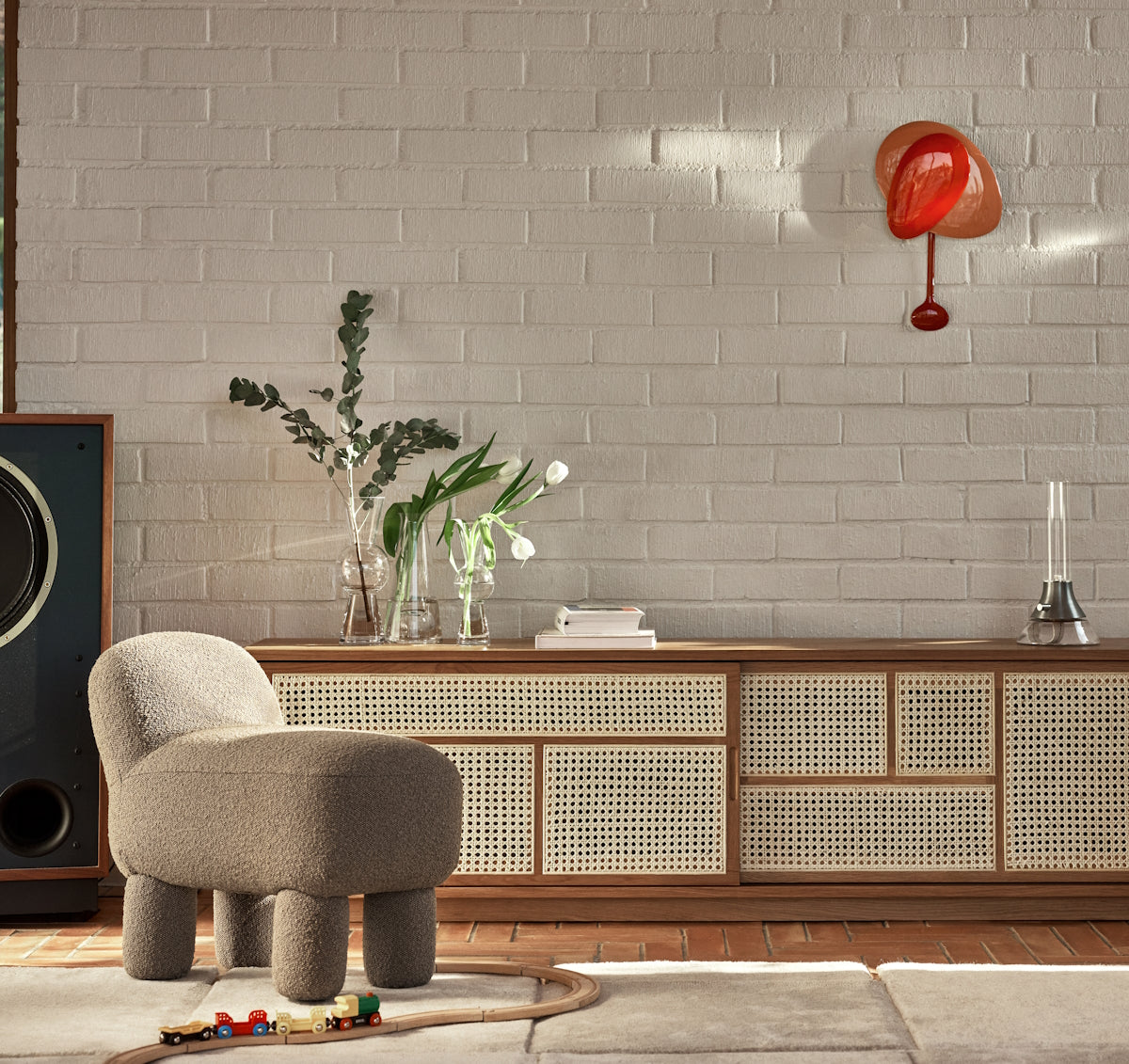 DesignHouseStockholm-mellow-clock-red