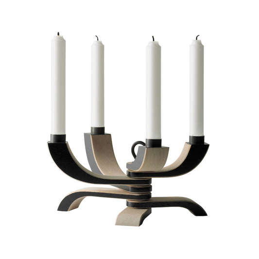 Design House Stockholm Nordic Light Candle Holder 4 black