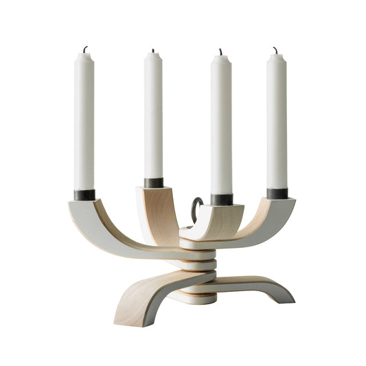 Design House Stockholm Nordic Light Candle Holder 4 white