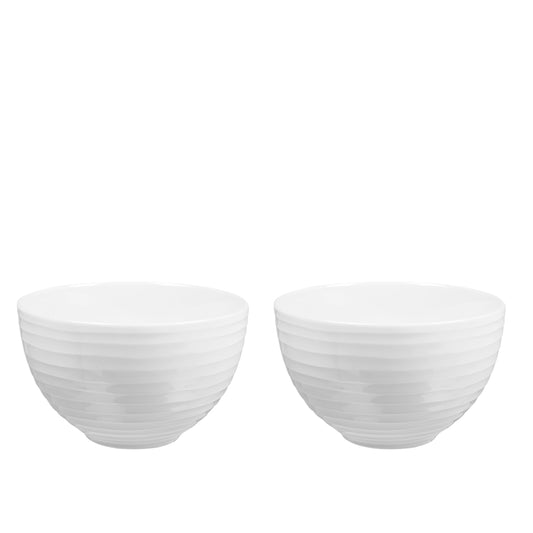 Design House Stockholm Blond Small Bowl 300ml White Stripe 2pk