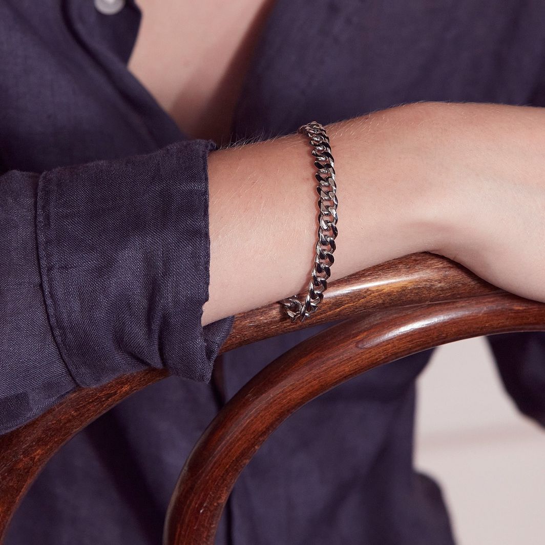 Edblad-clark-chain-bracelet-steel