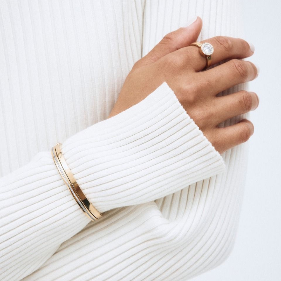 Edblad Fave Bangle Gold 16.5mm