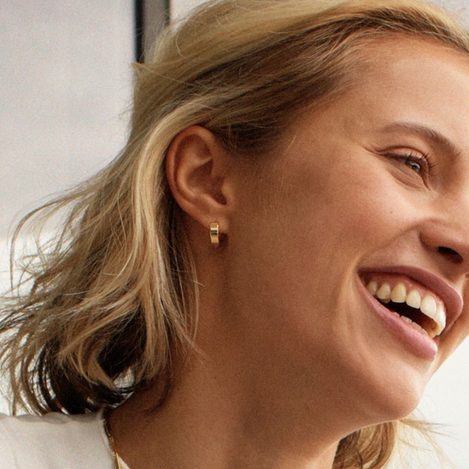 Edblad Fave Hoops Gold