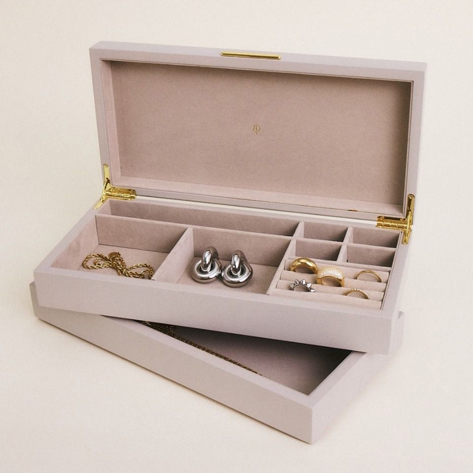 Edblad Jewellery Box L Light Clay Gold