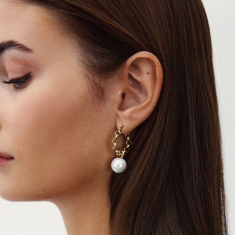 Edblad Lexie Hoops Gold