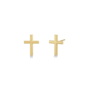 Edblad Spirit Cross Studs Gold