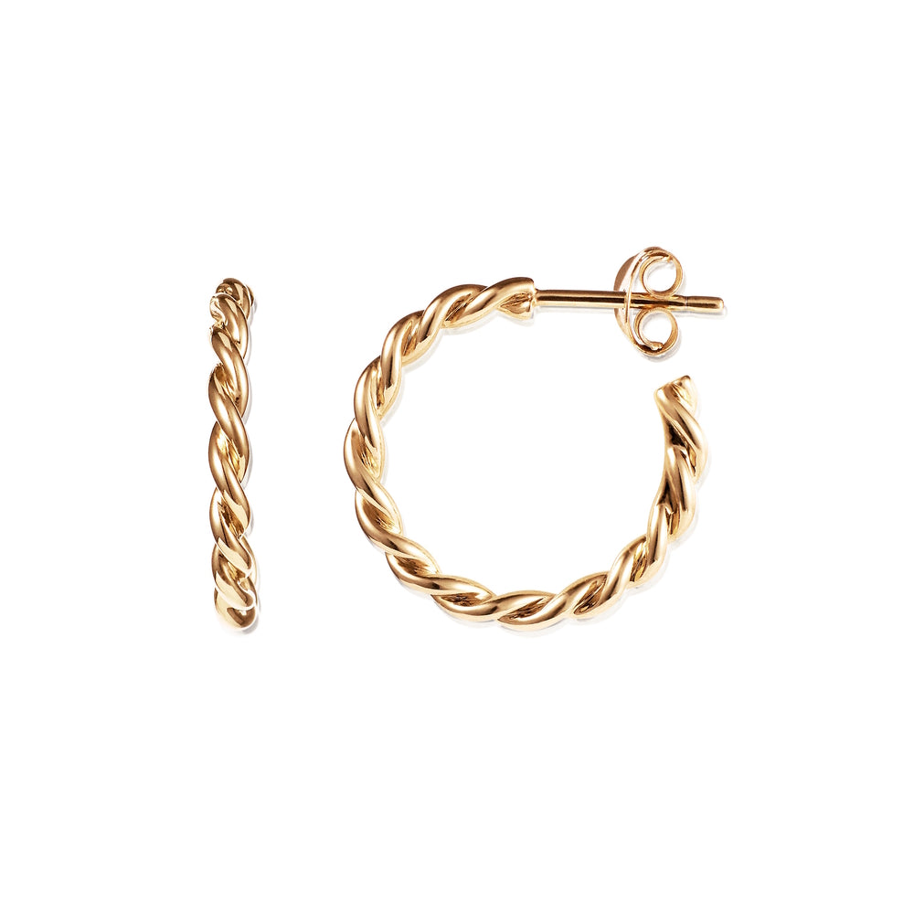 Efva Attling Little Wrapped Hoops Gold