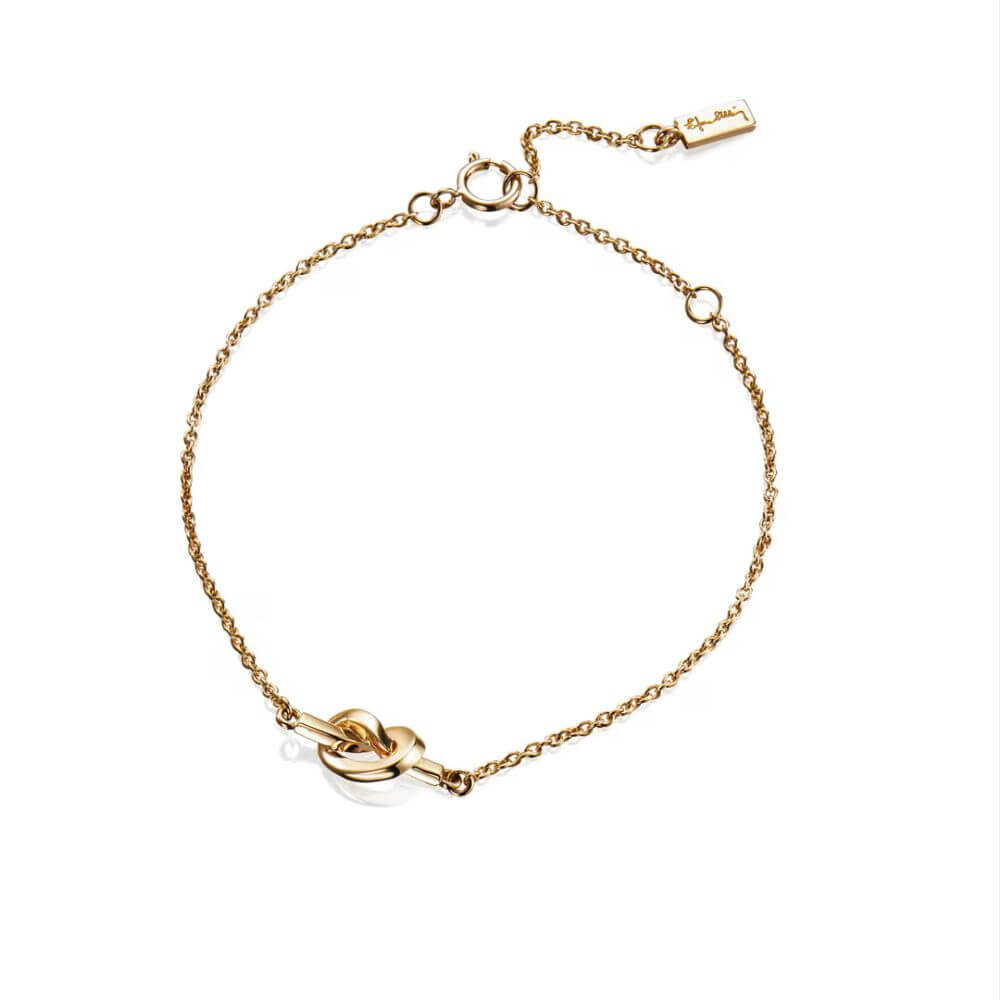 EfvaAttlingLoveKnotBraceletGoldPlated_1