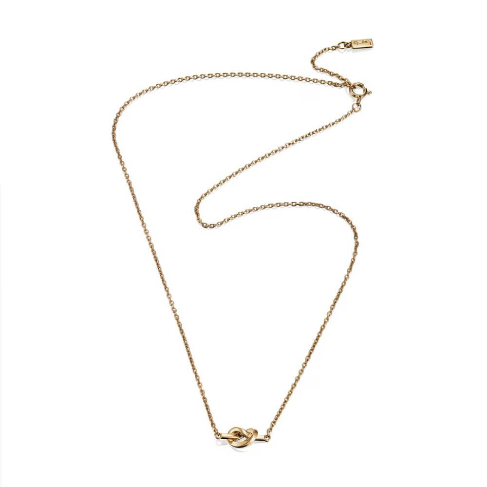 EfvaAttlingLoveKnotNecklaceGoldPlated_1