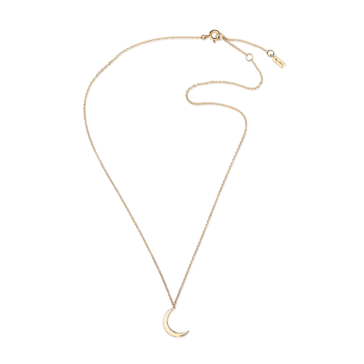 Pencez Moon Necklace Gold