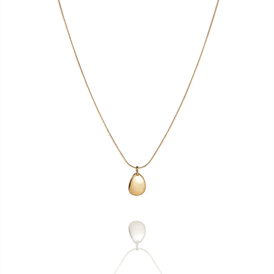 EfvaAttlingMiniRosePetalPendantNecklaceGold