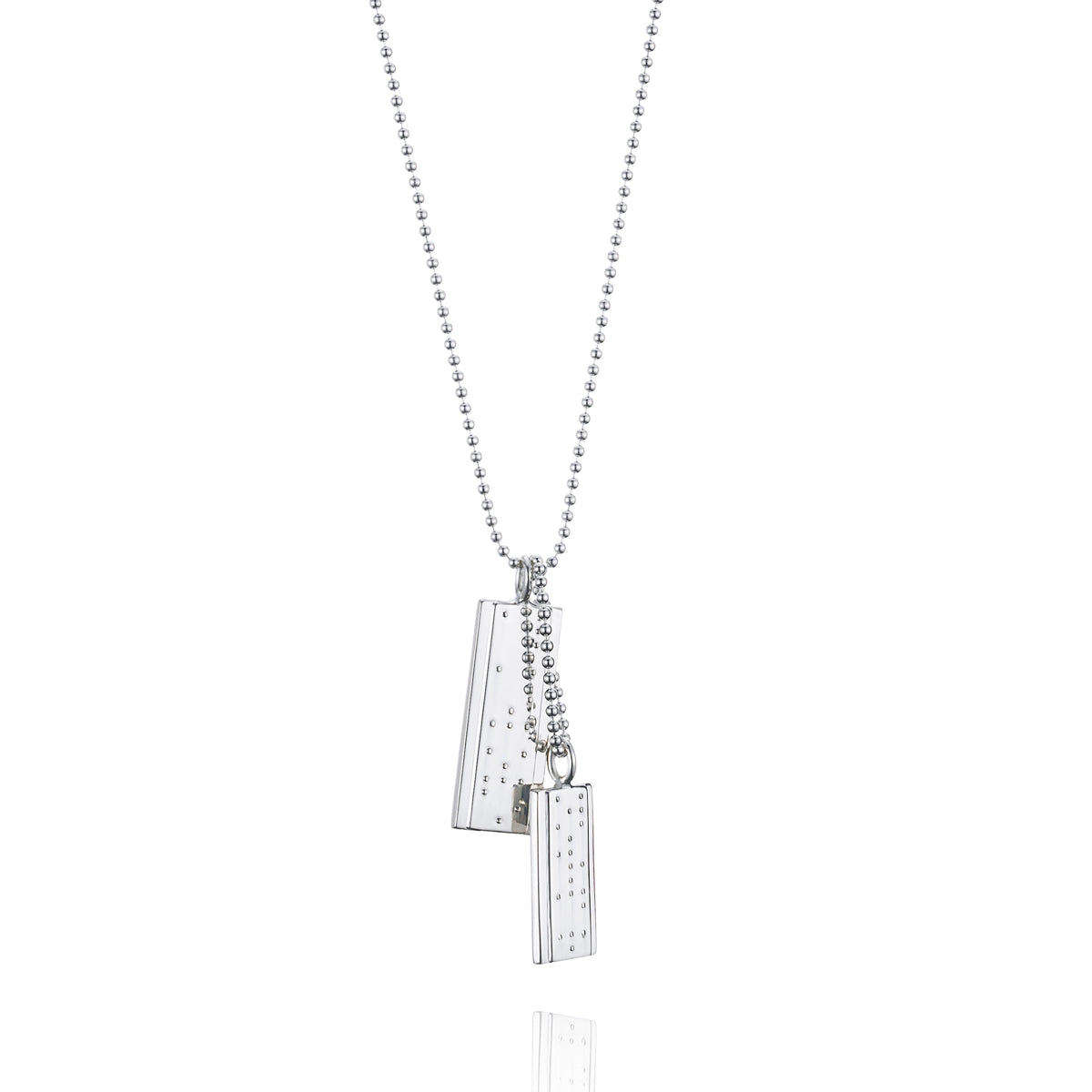 EfvaAttling-make-love-not-war-tags-necklace