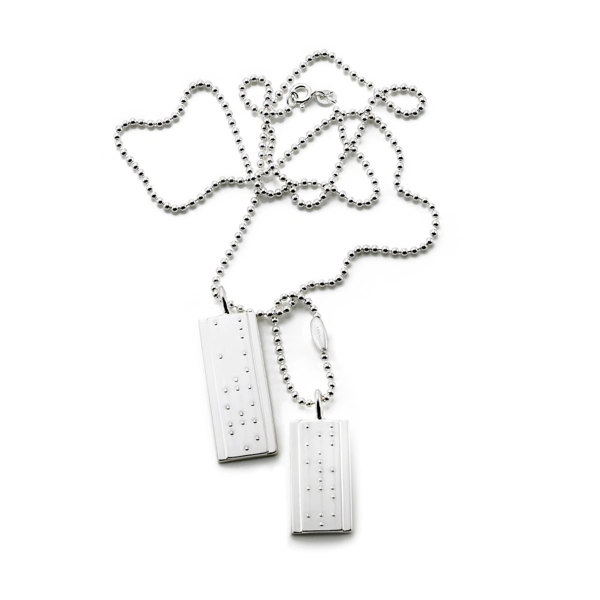 EfvaAttling-make-love-not-war-tags-necklace