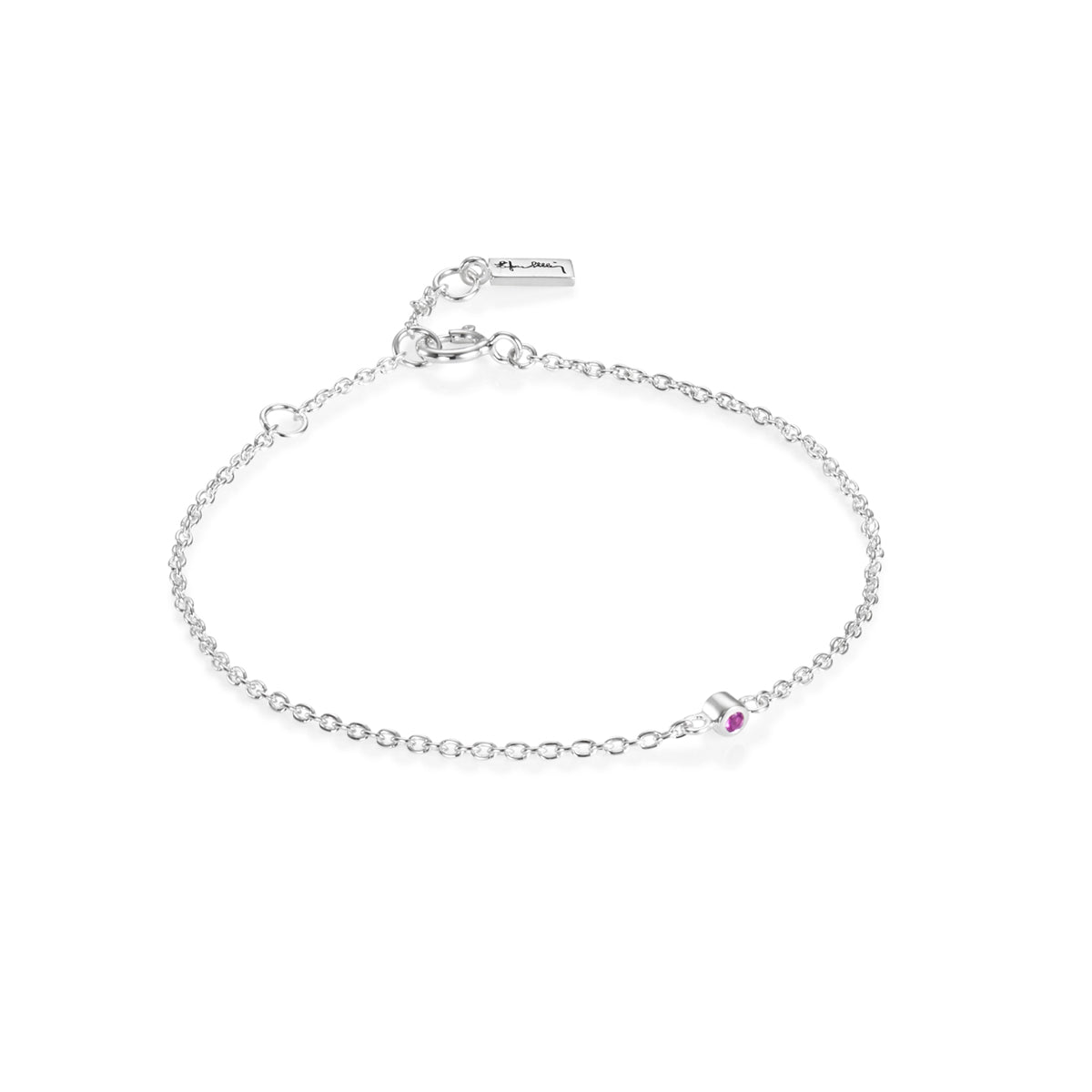 EfvaAttling-micro-blink-bracelet-pink-sapphire