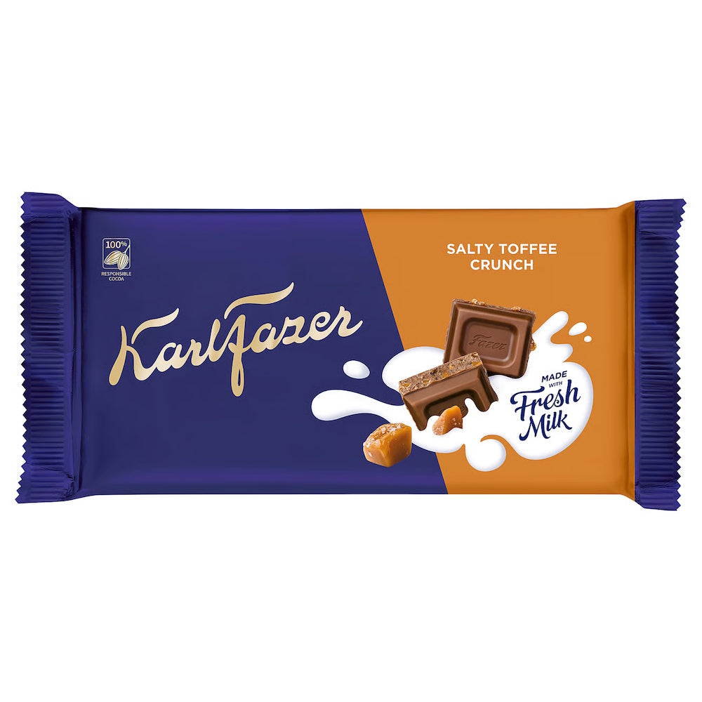 Fazer Salty Toffee Chocolate 145g