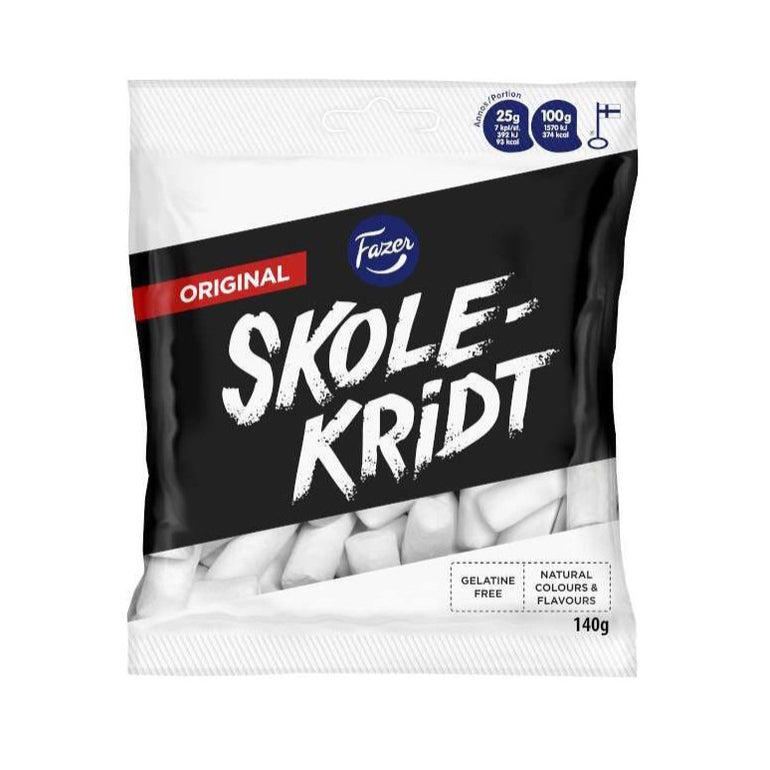 Fazer Skolekridt 140g