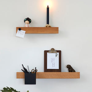 Gejst Flex Magnetic Shelf Office Bundle Oak Black