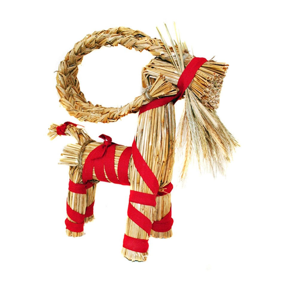 Goat Straw Ornament 35cm