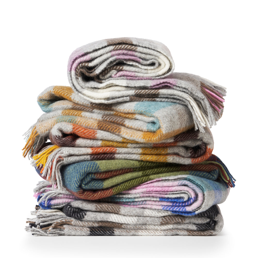 Klippan Gotland Wool Blanket Multi