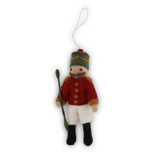 Gry & Sif Nutcracker Felted Decoration