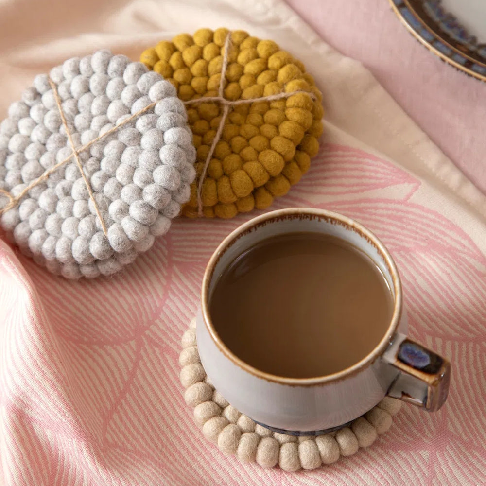 Gry & Sif Coaster Small 2pk ochre