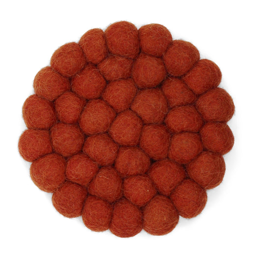 Gry & Sif Coaster Small 2pk rust red