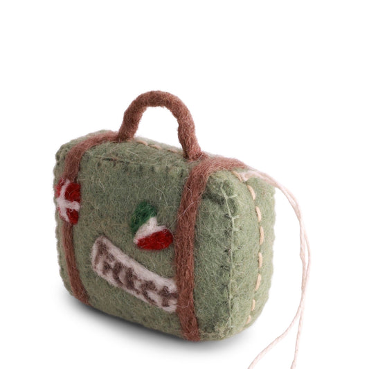 Gry & Sif Felted Suitcase Decoration