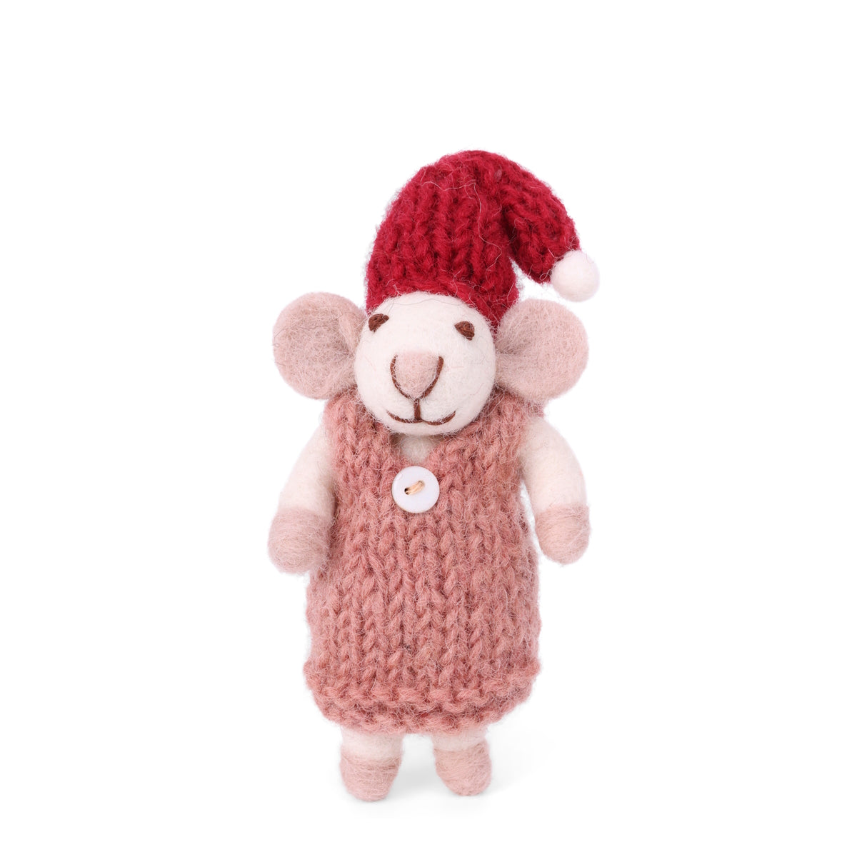 Gry&Sif-mouse-white-dusty-red-dress