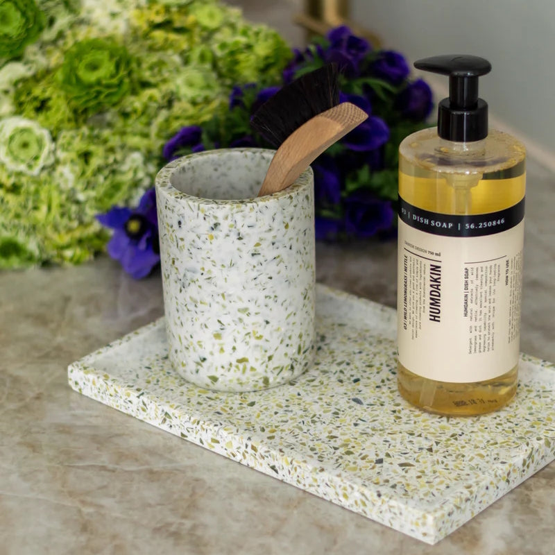 Humdakin Green Terrazzo Square Tray
