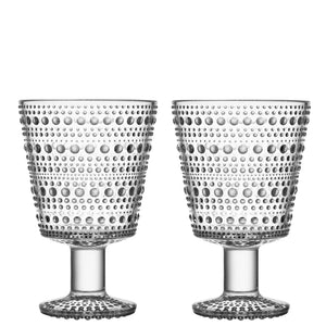 Iittala Kastehelmi Universal Glass 2pcs Clear