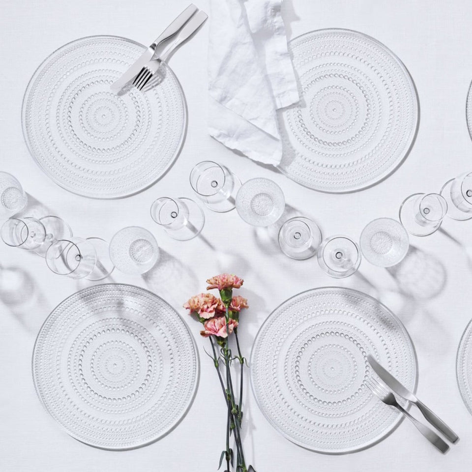 Iittala Kastehelmi Platter 31.5cm clear