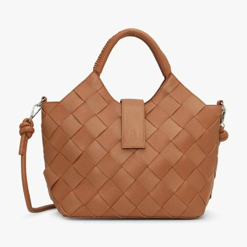 IlseJacobsenBraidedHandbagCognac-Front_1