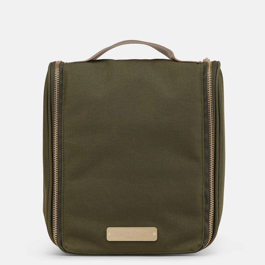 Ilse Jacobsen Hanging Toiletry Bag Army