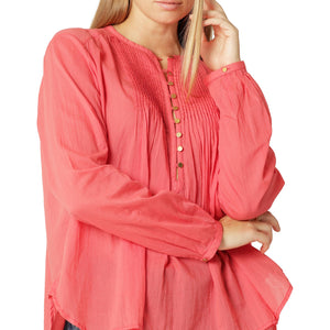 Ilse Jacobsen Organic Cotton Shirt Coral