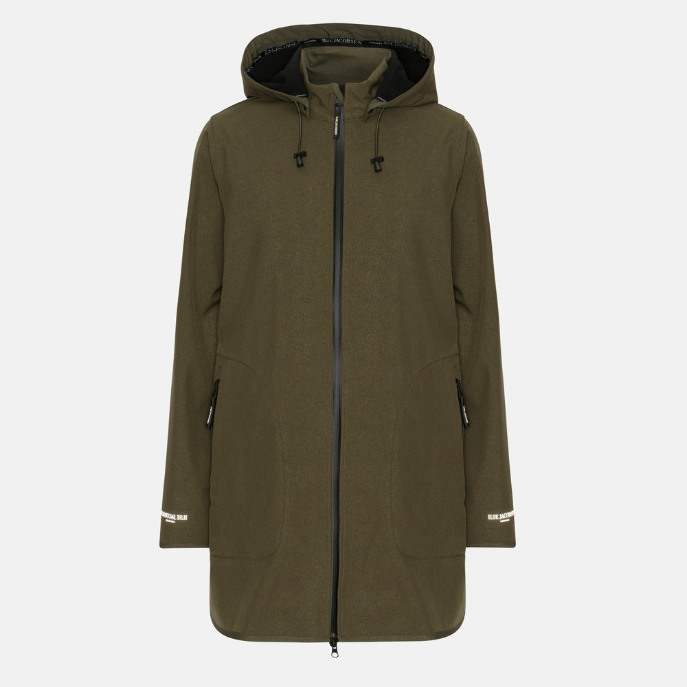 Ilse Jacobsen Softshell Raincoat Army