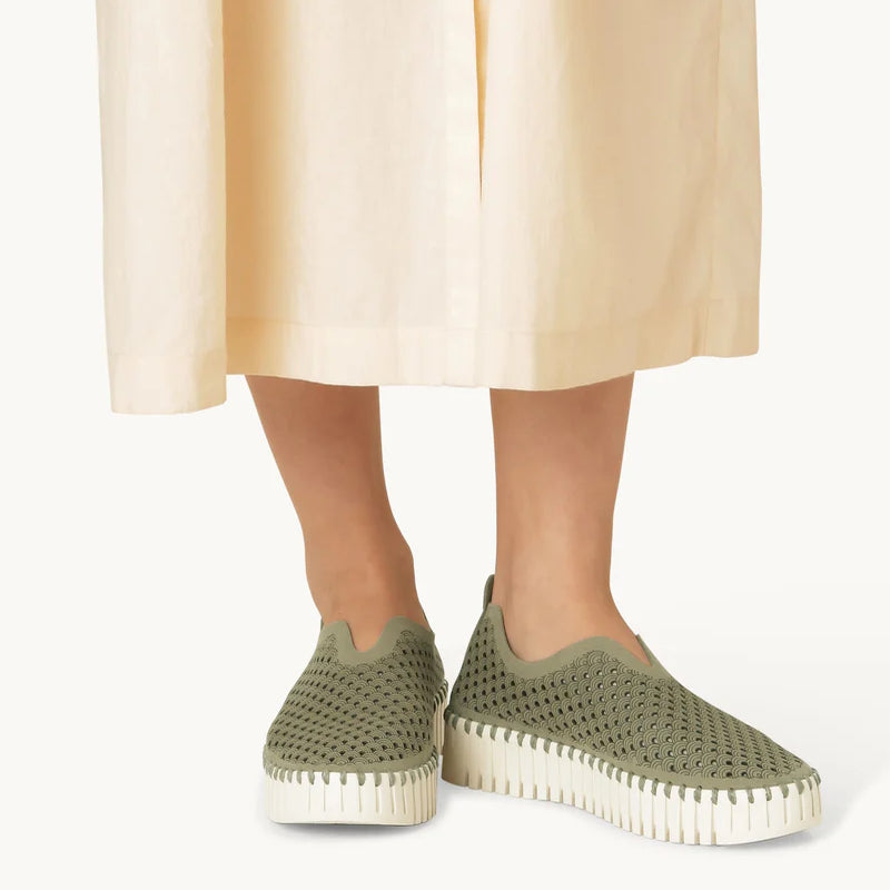 Ilse Jacobsen Tulip Platform Shoes Army