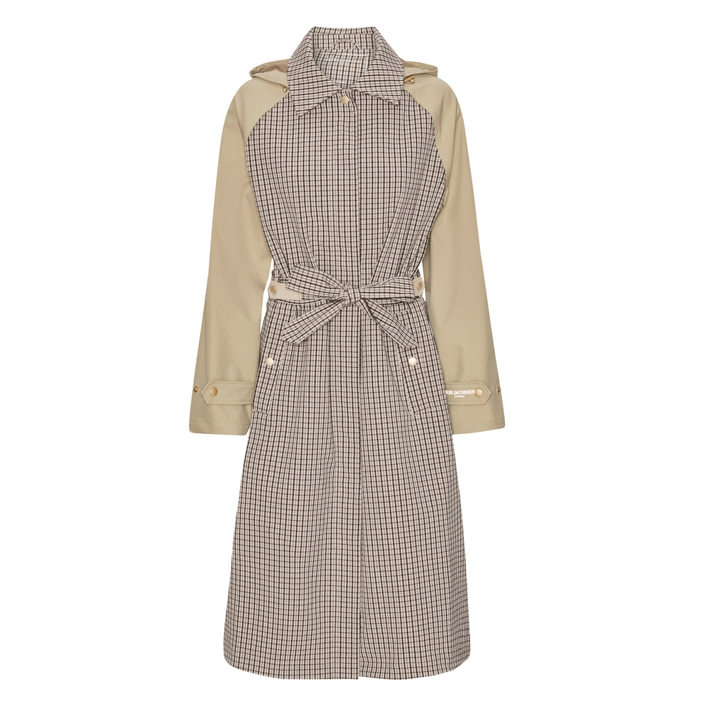 Ilse Jacobsen Trench Raincoat Checkered