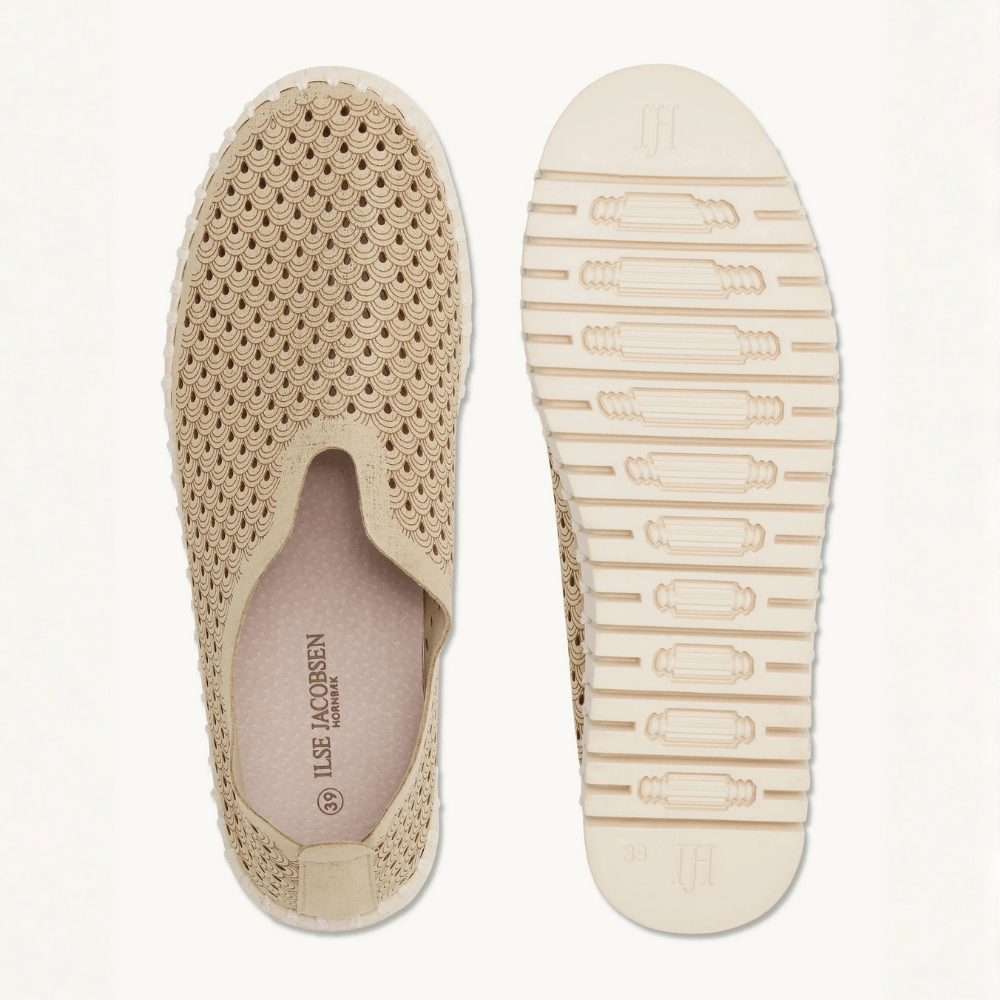 Ilse Jacobsen Tulip Glitter Shoes Platin