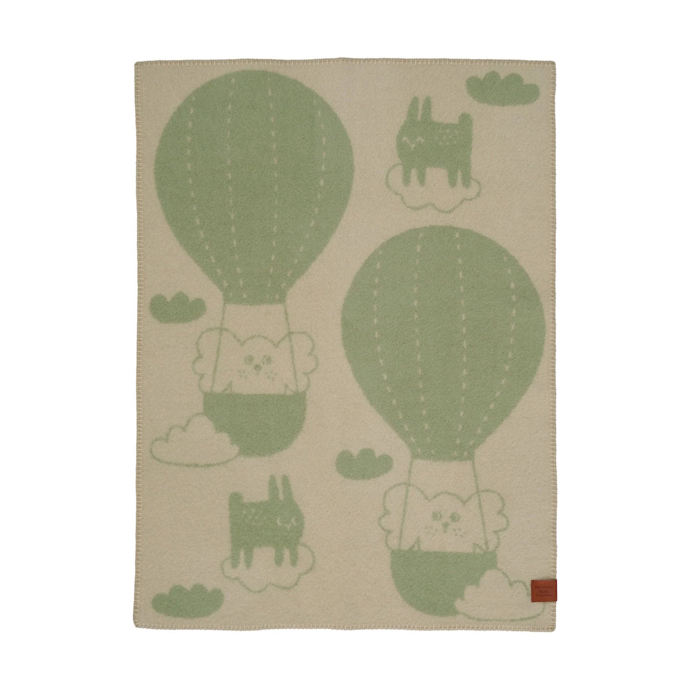 Klippan Balloon Wool Blanket Green
